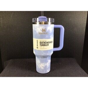 Stanley Flowstate Tumbler 40oz Blue OCEAN TIE DYE LIMITED EDITION Quencher H2.0